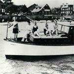 An Elco Yacht in Boston Harbor