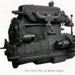 Port Side of Elco A4 Marine Engine