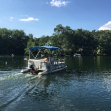 electric pontoon boat