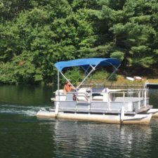 electric pontoon boat