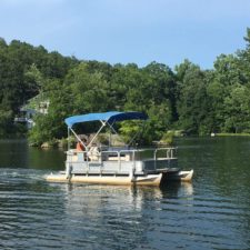 electric pontoon boat