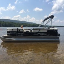 electric pontoon boat