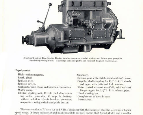 elco marine engines - electric boat motor