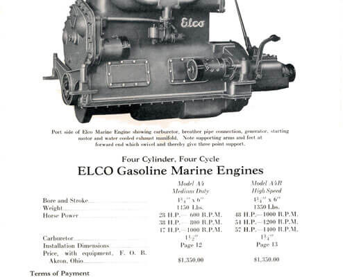 elco marine engines - electric boat motor