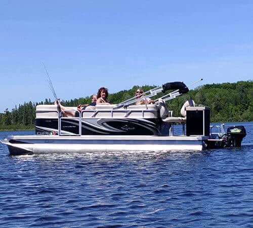 electric pontoon boat