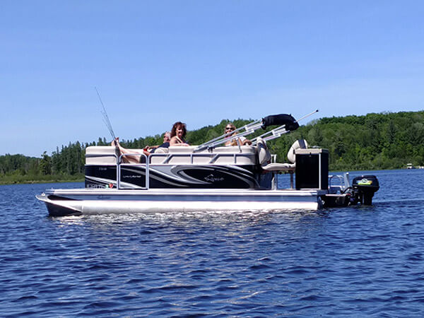 electric pontoon boat