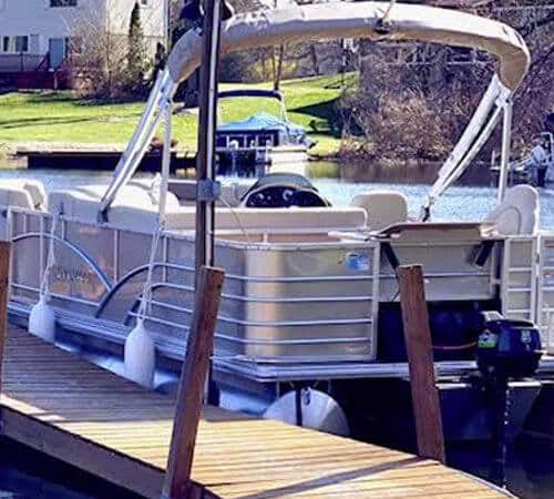 electric pontoon boat