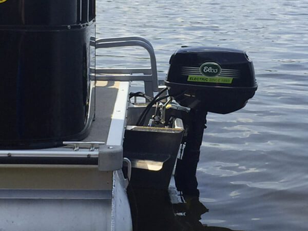 electric pontoon boat