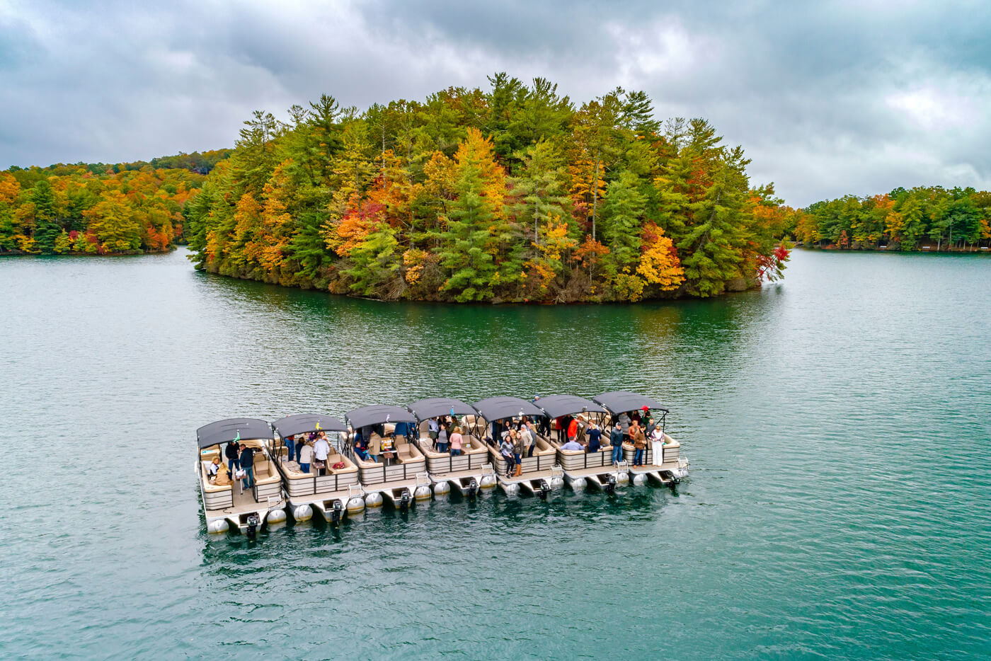 electric pontoon boat