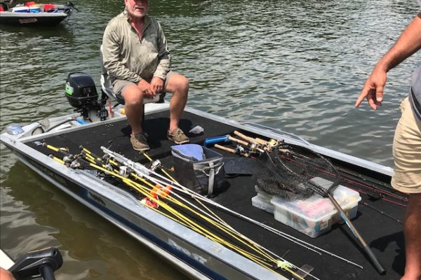 electric fishing boat