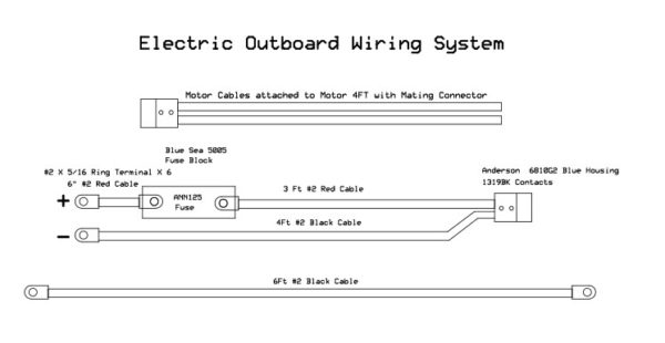 electric outboatd wiring system - electric outboard motor