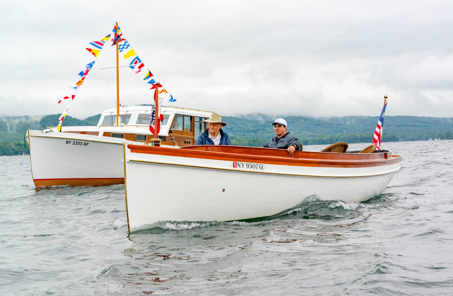 Wenona, The 1899 Elco Electric Motor is still running Elco Motor Yachts