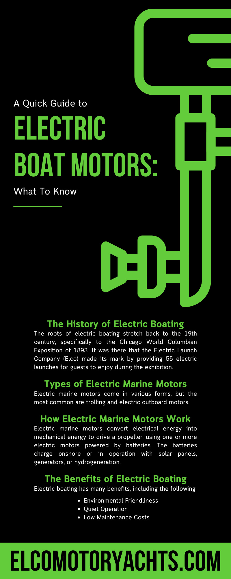 A Quick Guide to Electric Boat Motors: What To Know